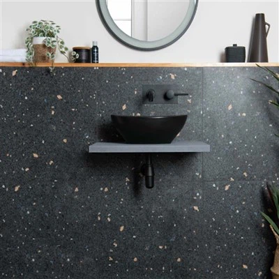 Черни теракотни плочки за баня