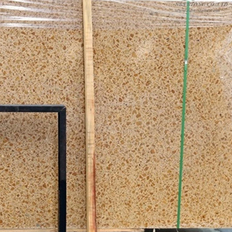 Golden Terrazzo Slab Golden Terrazzo Slab